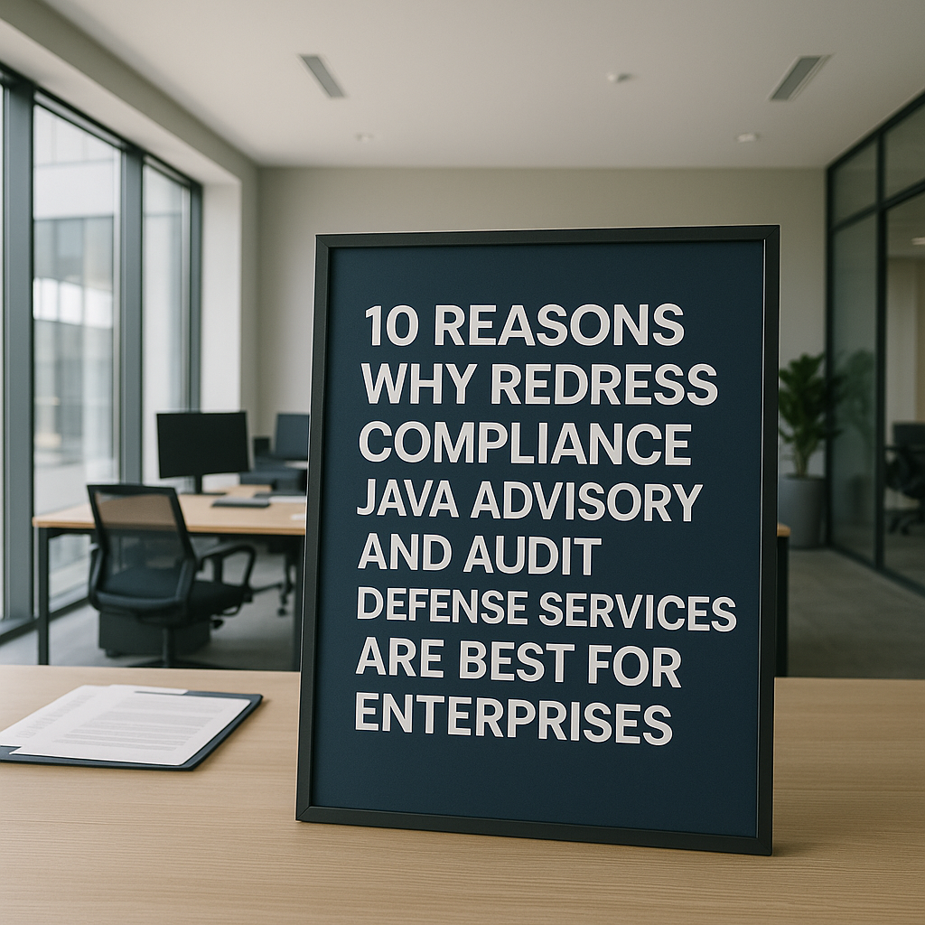 10 Reasons Why Redress Compliance Java Advisory and Audit Defense Services Are Best for Enterprises