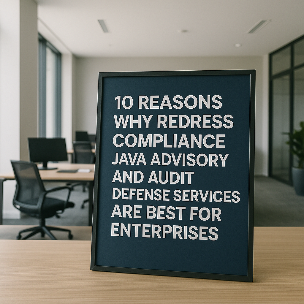 10 Reasons Why Redress Compliance Java Advisory and Audit Defense Services Are Best for Enterprises