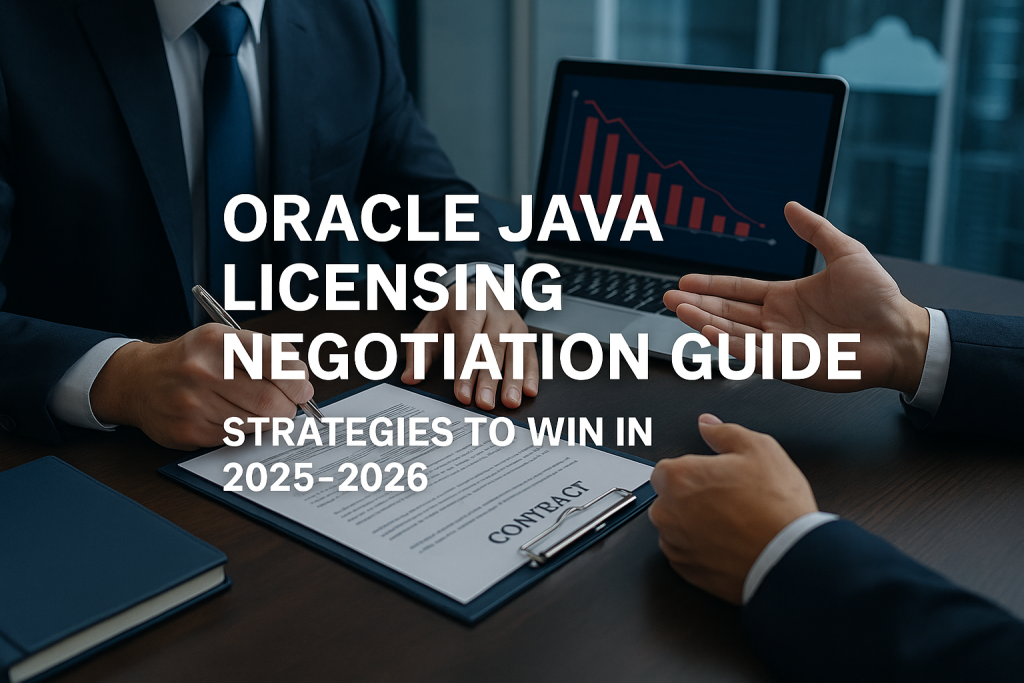 Oracle Java Licensing Negotiation Guide – Strategies to Win in 2025–2026