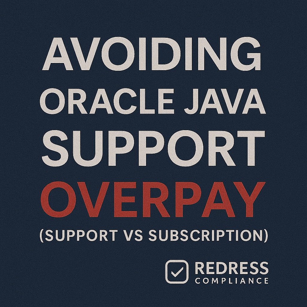 Avoiding Oracle Java Support Overpay (Support vs Subscription)