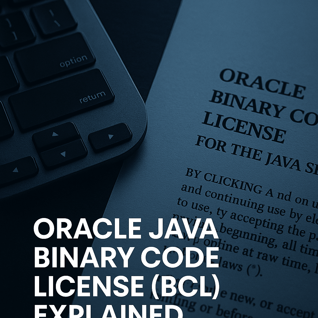 Oracle Java Binary Code License (BCL) Explained