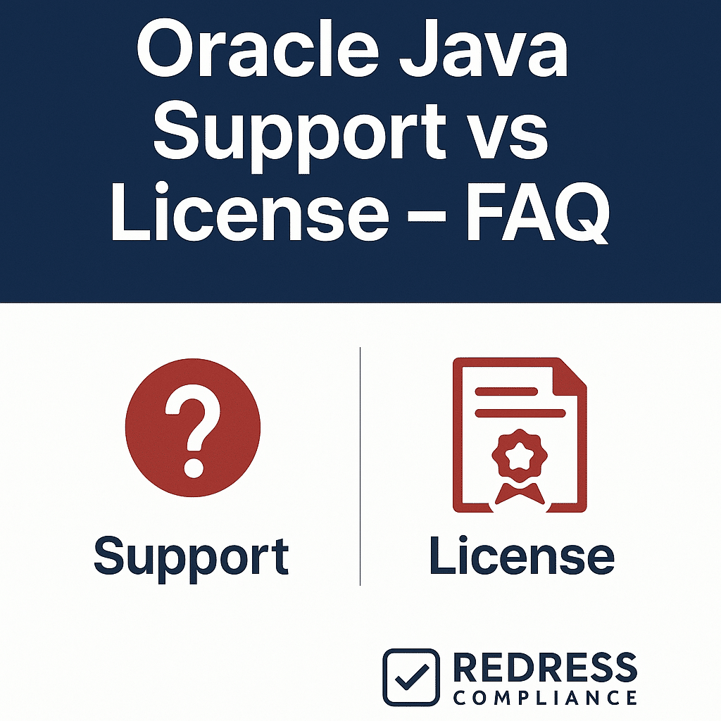 Oracle Java Support vs License