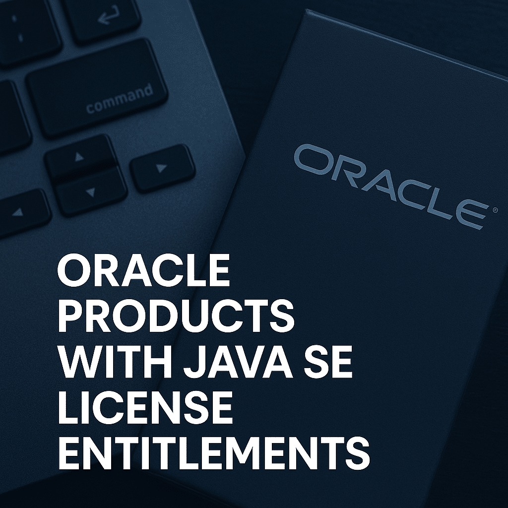 Oracle Products with Java SE License Entitlements